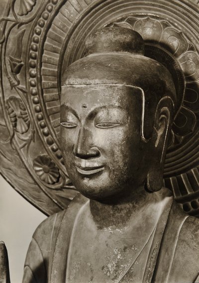Buda Yakushi, Nara, Japón, 1950 de Japanese Photographer